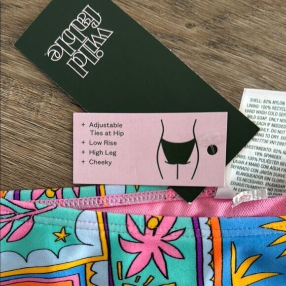 Wild Fable Multicolor Geometric Bikini Bottom - Picture 2 of 3